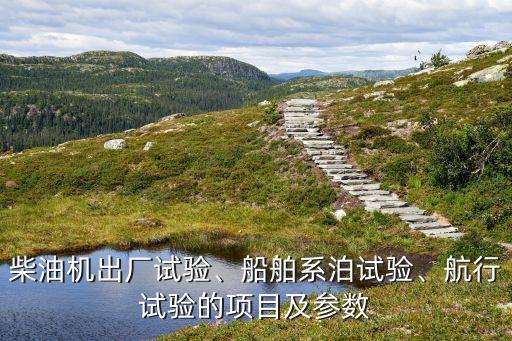 柴油機(jī)出廠試驗(yàn)、船舶系泊試驗(yàn)、航行試驗(yàn)的項(xiàng)目及參數(shù)