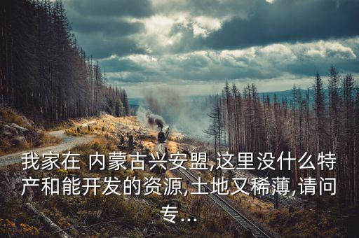 我家在 內(nèi)蒙古興安盟,這里沒(méi)什么特產(chǎn)和能開發(fā)的資源,土地又稀薄,請(qǐng)問(wèn)專...