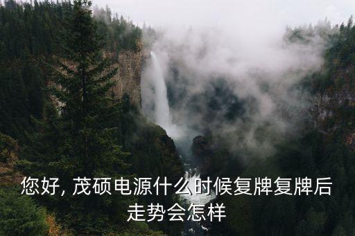 您好, 茂碩電源什么時(shí)候復(fù)牌復(fù)牌后走勢會怎樣