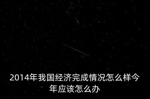 2014年我國(guó)經(jīng)濟(jì)完成情況怎么樣今年應(yīng)該怎么辦