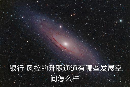  銀行 風控的升職通道有哪些發(fā)展空間怎么樣