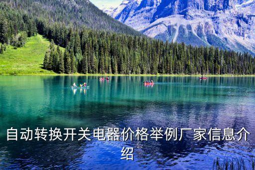 自動(dòng)轉(zhuǎn)換開(kāi)關(guān)電器價(jià)格舉例廠(chǎng)家信息介紹