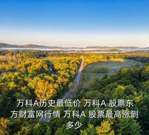 萬科股票歷年走勢(shì),萬科a股票值得長(zhǎng)期持有嗎