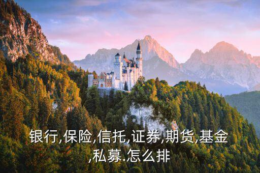 銀行,保險(xiǎn),信托,證券,期貨,基金,私募.怎么排