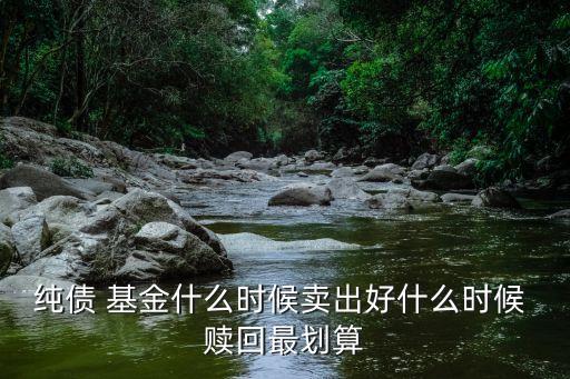 純債 基金什么時(shí)候賣(mài)出好什么時(shí)候 贖回最劃算