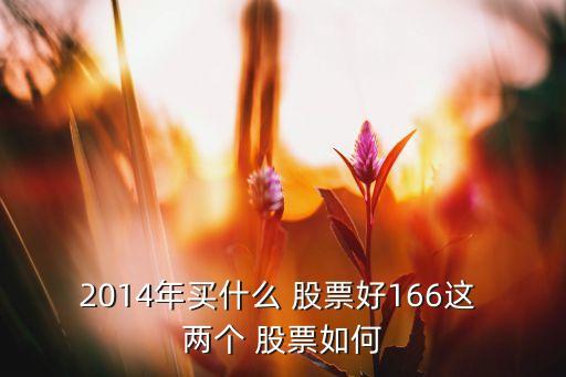 買兩只股票買哪兩個(gè)好