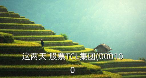 這兩天 股票TCL集團(000100
