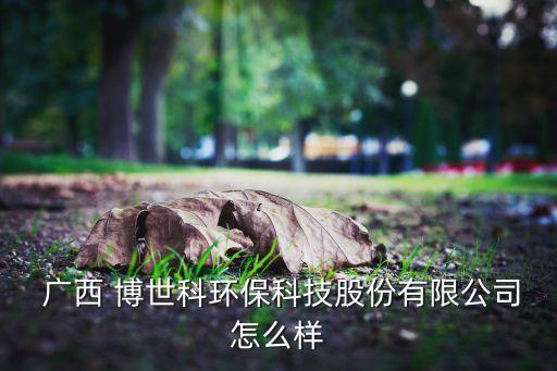  廣西 博世科環(huán)?？萍脊煞萦邢薰驹趺礃? class=