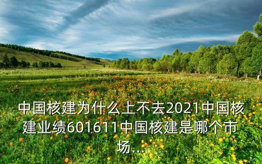中國核建為什么上不去2021中國核建業(yè)績601611中國核建是哪個市場...