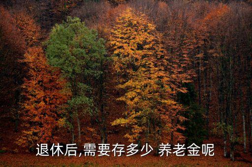 中國(guó)人要為養(yǎng)老存多少錢(qián)