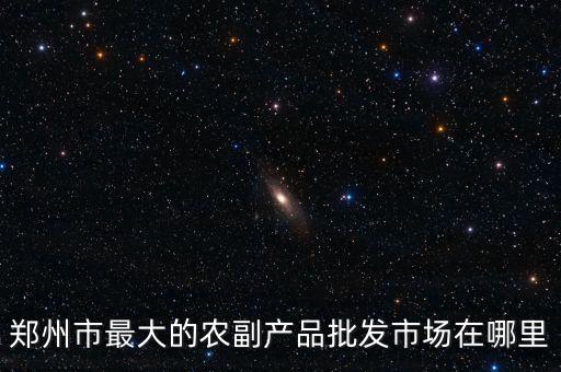 鄭州市最大的農(nóng)副產(chǎn)品批發(fā)市場在哪里