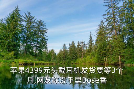 蘋果4399元頭戴耳機(jī)發(fā)貨要等3個(gè)月,網(wǎng)友稱沒手里Bose香