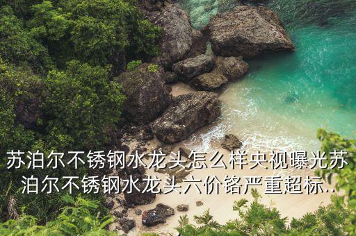 蘇泊爾不銹鋼水龍頭怎么樣央視曝光蘇泊爾不銹鋼水龍頭六價鉻嚴(yán)重超標(biāo)...