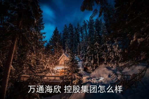  萬(wàn)通海欣 控股集團(tuán)怎么樣