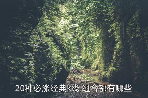 20種必漲經典k線 組合都有哪些