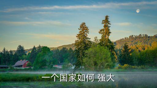 一個(gè)國(guó)家如何 強(qiáng)大