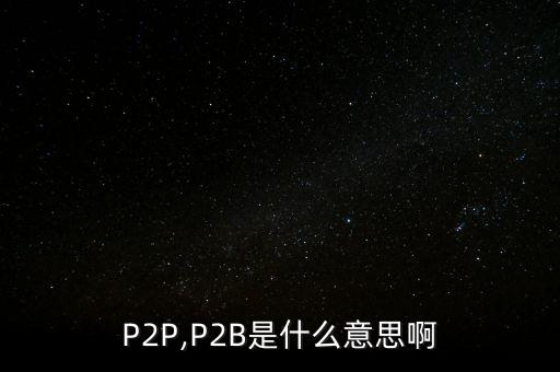 p2b公司如何開展業(yè)務
