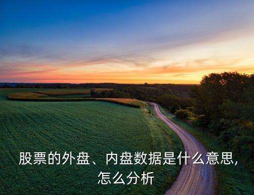 股票的外盤、內(nèi)盤數(shù)據(jù)是什么意思,怎么分析