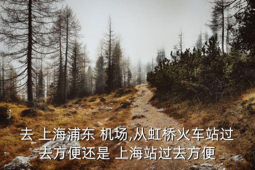 去 上海浦東 機(jī)場(chǎng),從虹橋火車站過(guò)去方便還是 上海站過(guò)去方便
