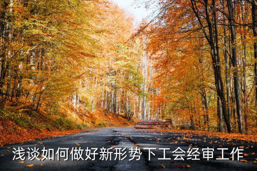淺談如何做好新形勢下工會(huì)經(jīng)審工作