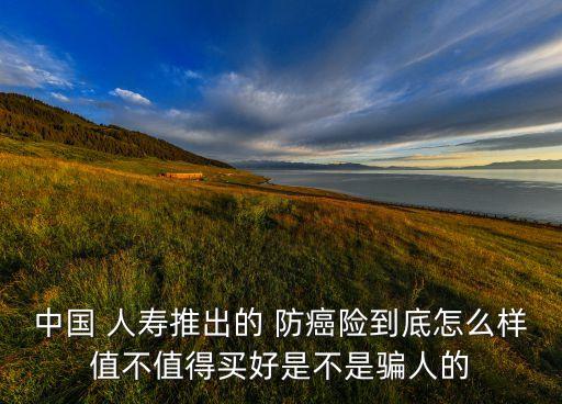 中國(guó)人壽防癌險(xiǎn)