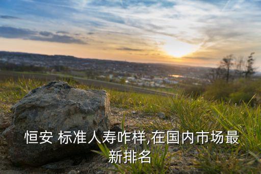  恒安 標準人壽咋樣,在國內市場最新排名