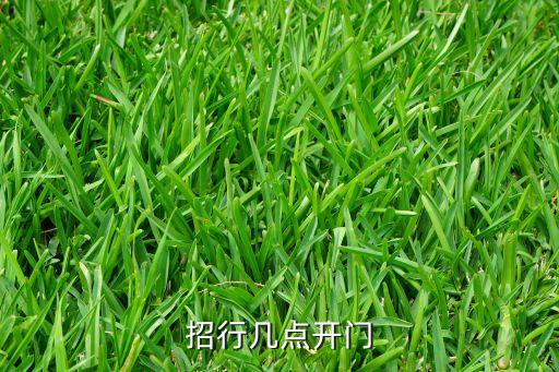 招行幾點開門