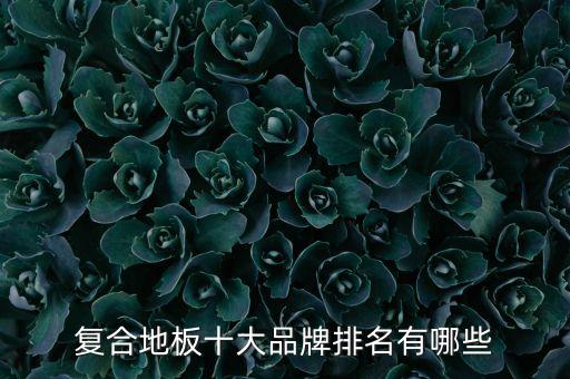 復合地板十大品牌排名有哪些