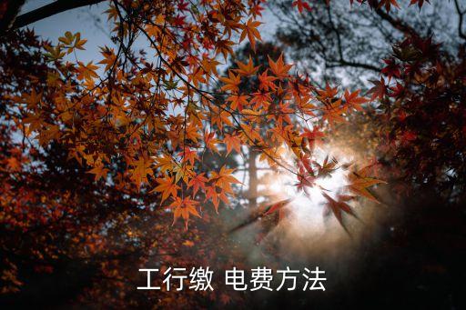工行繳 電費方法
