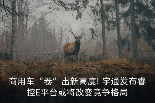 商用車“卷”出新高度! 宇通發(fā)布?？谽平臺(tái)或?qū)⒏淖兏?jìng)爭(zhēng)格局