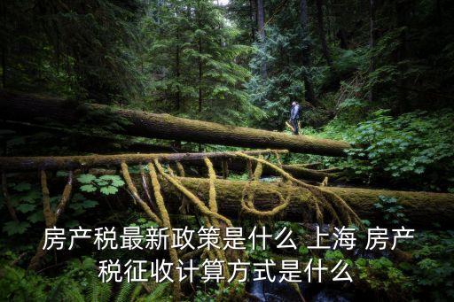  房產(chǎn)稅最新政策是什么 上海 房產(chǎn)稅征收計算方式是什么
