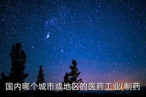 國內哪個城市或地區(qū)的醫(yī)藥工業(yè)(制藥
