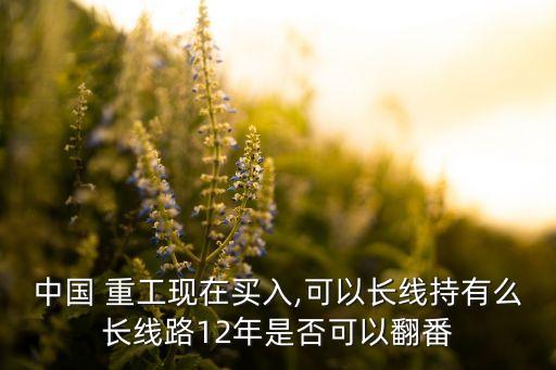 中國(guó) 重工現(xiàn)在買(mǎi)入,可以長(zhǎng)線持有么長(zhǎng)線路12年是否可以翻番
