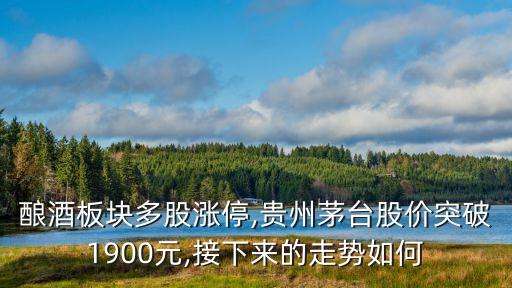 釀酒板塊多股漲停,貴州茅臺股價(jià)突破1900元,接下來的走勢如何