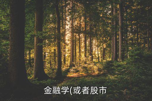 金融學(或者股市