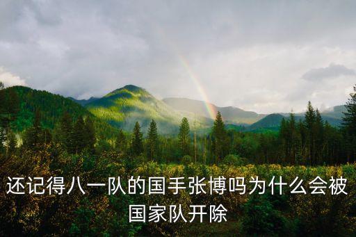 還記得八一隊的國手張博嗎為什么會被國家隊開除