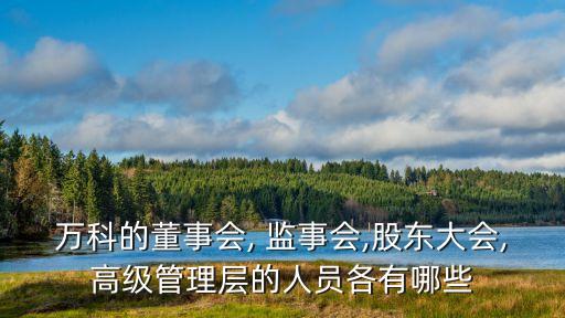 萬科的董事會, 監(jiān)事會,股東大會,高級管理層的人員各有哪些