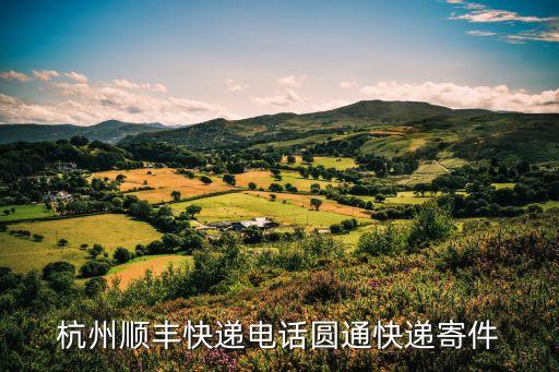 杭州順豐快遞電話圓通快遞寄件