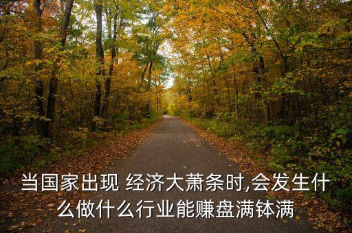 當國家出現 經濟大蕭條時,會發(fā)生什么做什么行業(yè)能賺盤滿缽滿