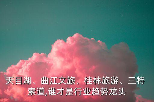 天目湖、曲江文旅、桂林旅游、三特 索道,誰(shuí)才是行業(yè)趨勢(shì)龍頭