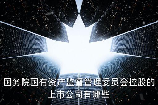 國務院國有資產監(jiān)督管理委員會控股的上市公司有哪些