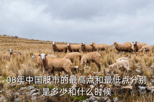 08年中國股市的最高點(diǎn)和最低點(diǎn)分別是多少和什么時(shí)候
