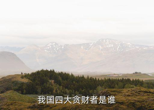 我國(guó)四大貪財(cái)者是誰