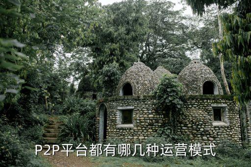 P2P平臺都有哪幾種運營模式