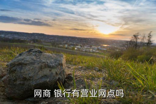  網商 銀行有營業(yè)網點嗎