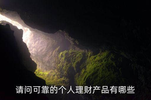請問可靠的個人理財(cái)產(chǎn)品有哪些