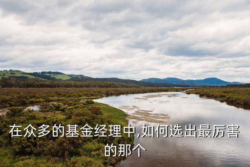 在眾多的基金經理中,如何選出最厲害的那個
