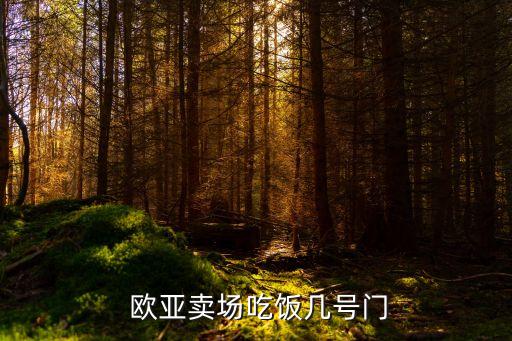  歐亞賣場(chǎng)吃飯幾號(hào)門(mén)