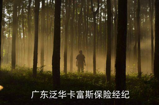 廣東泛華卡富斯保險經(jīng)紀(jì)