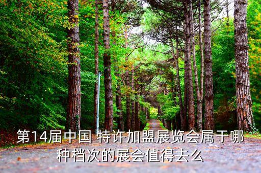 第14屆中國 特許加盟展覽會(huì)屬于哪種檔次的展會(huì)值得去么